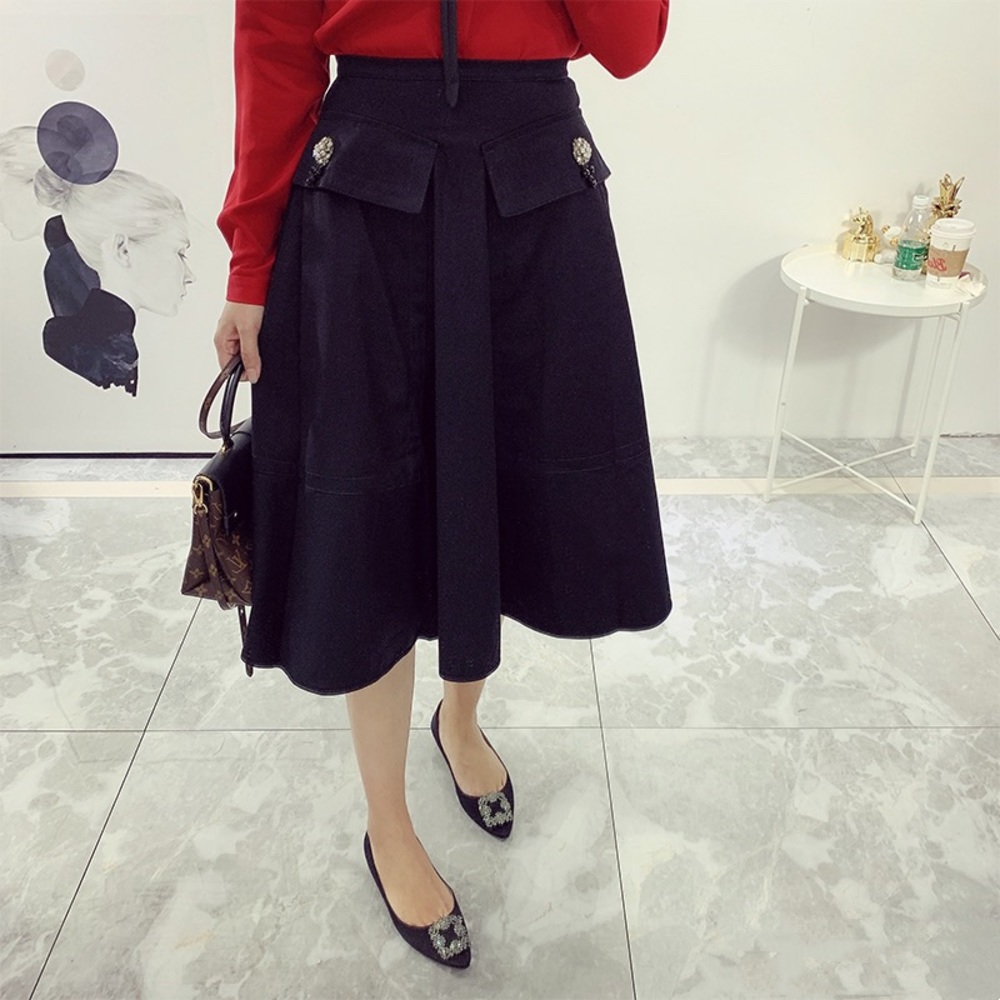A-line midi skirt -almost like new